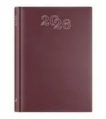 Kalendarze - Kalendarz 2026 A5 dzienny standard bordowy - kalendarz - miniaturka - grafika 1