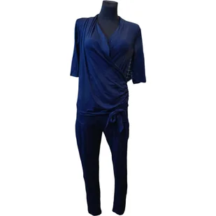 Envie de Fraise Kombinezon na Krótki Rękaw Granatowy Rozmiar 36/38 - Kombinezony Envie de Fraise Kombinezon na Krótki Rękaw Granatowy Rozmiar 36/38 - Kombinezony - miniaturka - grafika 1