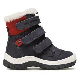 Kozaki Lasocki Kids CI12-2693-01(II)CH Granatowy - Buty dla chłopców - miniaturka - grafika 1