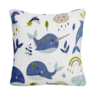 Poduszki dekoracyjne - Domarex, Poduszka dekoracyjna Ocean Whale, 40x40 cm - miniaturka - grafika 1