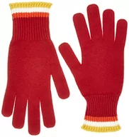 Rękawiczki - United Colors of Benetton Damskie rękawiczki z dzianiny 1235eg003 rękawiczki i uchwyty, czerwone, 84k, jeden rozmiar - miniaturka - grafika 1