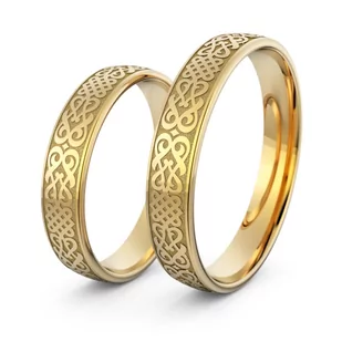 Obrączki ślubne grawerowane - Au-1205 - Obrączki ślubne - miniaturka - grafika 3