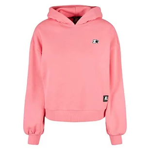 STARTER BLACK LABEL Damska bluza z kapturem Starter Essential Oversized Hoody, różowo-różowa, S - Bluzy damskie - miniaturka - grafika 1