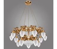 Lampy sufitowe - Kemar OW150 - Żyrandol OURO EAGLE 15xE27/60W/230V + 6xE27/100W/230V - miniaturka - grafika 1