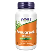 Suplementy naturalne - Now Foods Fenugreek Kozieradka 500mg (100 kap) B2C5-27430 - miniaturka - grafika 1