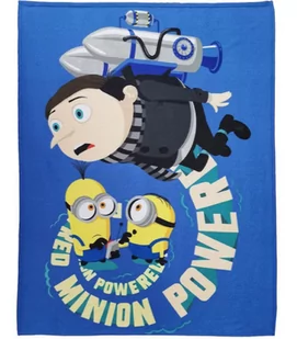 Halantex koc do pokoju dziecięcego 130x170 Minionki - Koce i narzuty dla dzieci - miniaturka - grafika 1