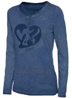 Koszulki jeździeckie - Pikeur Bluzka ANN baltic blue - miniaturka - grafika 1