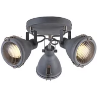 Lampy sufitowe - Candellux Lampa sufitowa reflektorek CRODO PLAFON 3X40W E14 SZARY 98-71132 - miniaturka - grafika 1