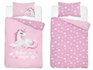 Pościel dla dzieci - Pościel bawełniana 90x120 5517a jednorożec - miniaturka - grafika 1