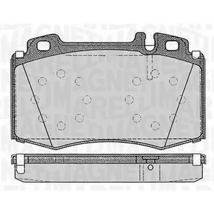 Klocki hamulcowe - komplet MAGNETI MARELLI 363916060320 - Klocki hamulcowe - miniaturka - grafika 1