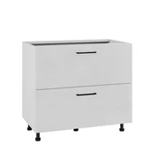 Meble kuchenne - Siena Szafka Dolna Ds-90-2W Blum Biały Mat - miniaturka - grafika 1