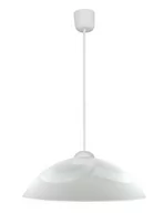 Lampy sufitowe - Candellux Lampa wisząca Monti 1 x 60 W E27 biała 31-54234 - miniaturka - grafika 1
