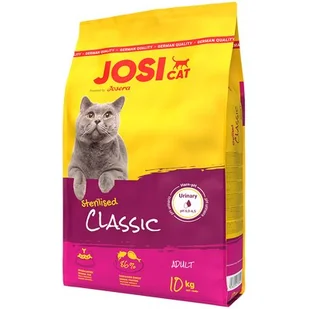 Sucha karma dla kotów sterylizowanych JOSERA JosiCat Classic 10 kg (4032254753421) - Sucha karma dla kotów - miniaturka - grafika 1
