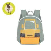 Plecaki szkolne i tornistry - Lassig,  Plecak mini Tiny Drivers Spychacz - miniaturka - grafika 1