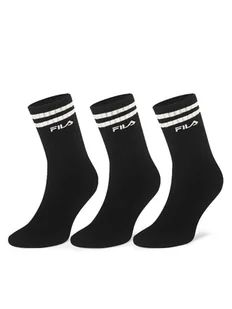 Fila Skarpety Wysokie Męskie F5603-AW24 (3-pack) Czarny - Skarpetki męskie - miniaturka - grafika 1
