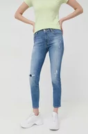 Spodnie damskie - Guess jeansy damskie high waist - miniaturka - grafika 1