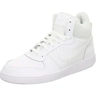 Trampki męskie - NIKE Court Borough Mid, Wysokie Trampki Męskie, Biały Biały Aa, 47 EU - miniaturka - grafika 1