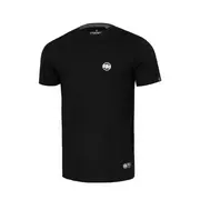 Koszulki sportowe męskie - Pit Bull T-Shirt Koszulka Lekka Small Logo Black - miniaturka - grafika 1