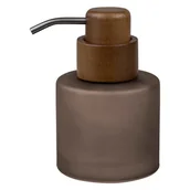 Mydelniczki i dozowniki mydła - Brązowy szklany dozownik do mydła 310 ml Modest – Mette Ditmer Denmark - miniaturka - grafika 1