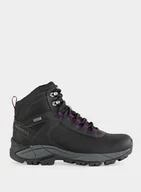 Buty trekkingowe damskie - Buty turystyczne damskie Merrell Vego Mid Leather Waterproof - black/glox. - miniaturka - grafika 1