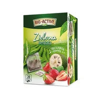 Herbata - Herbata BIG-ACTIVE TRUSKAWKA-GRAVIOLA zielona 20 kopert/34g - miniaturka - grafika 1