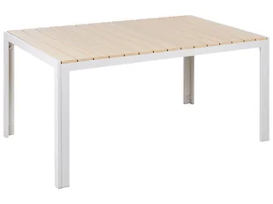 Stół ogrodowy 150 x 90 cm beżowy COMO - Stoły ogrodowe - miniaturka - grafika 1