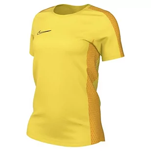 Nike Krótki rękaw Soccer Top W Nk Df Acd23 Top Ss, Tour Yellow/University Gold/Black, DR1338-719, 2XL - Koszulki i topy damskie - miniaturka - grafika 1