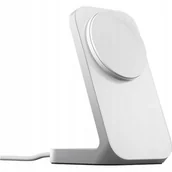 Ładowarki do telefonów - Nomad Ładowarka indukcyjna Stand One 2nd Gen., MagSafe 15W, srebrna - miniaturka - grafika 1