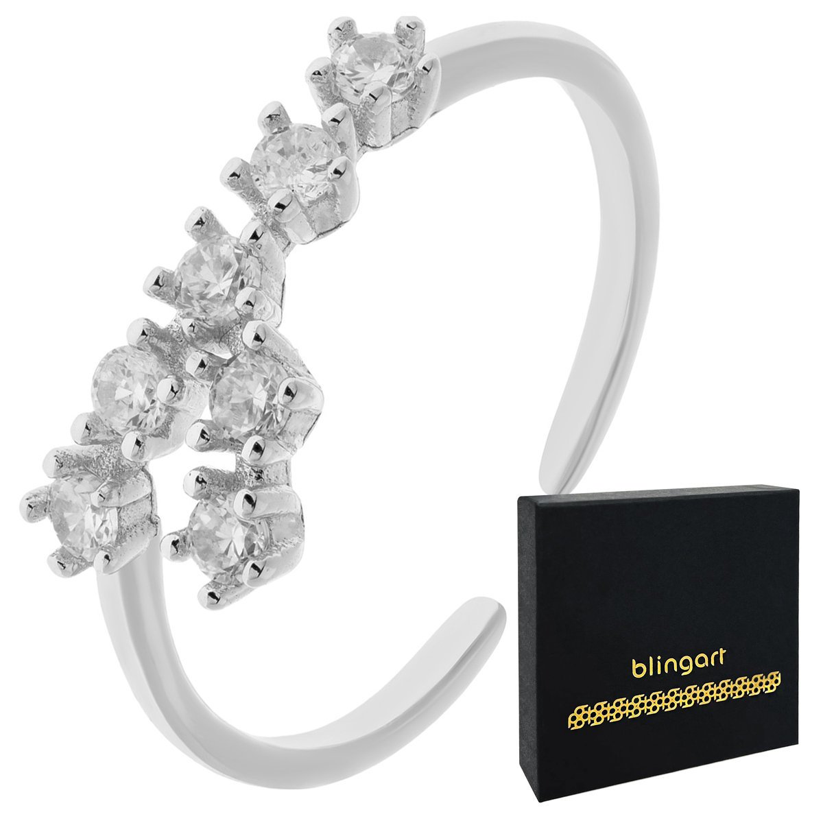 Srebrny pierścionek znak zodiaku PANNA srebro 925