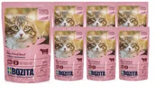Mokra karma dla kotów - Bozita Kawałki w sosie z wołowiną saszetka) 12x85g 42638-uniw - miniaturka - grafika 1