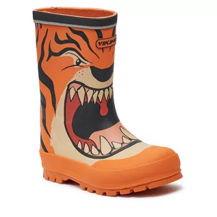 Buty dla chłopców - Kalosze Viking Jolly Print 1-60020-3150 Orange/Multi - grafika 1