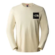 Koszulki sportowe męskie - Koszulka The North Face Fine 0A37FT3X41 - beżowa - miniaturka - grafika 1