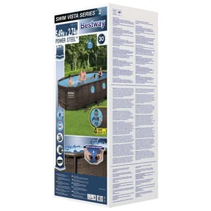 Lumarko Basen owalny Power Steel Swim Vista Series, 549x274x122 cm - Baseny ogrodowe - miniaturka - grafika 11