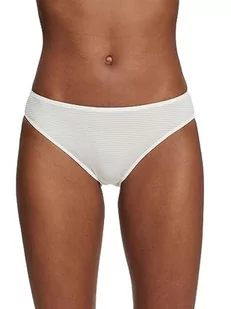 ESPRIT Damskie figi Jaquard Stripe RCS Brief, Off White, 44 - Majtki damskie - miniaturka - grafika 1