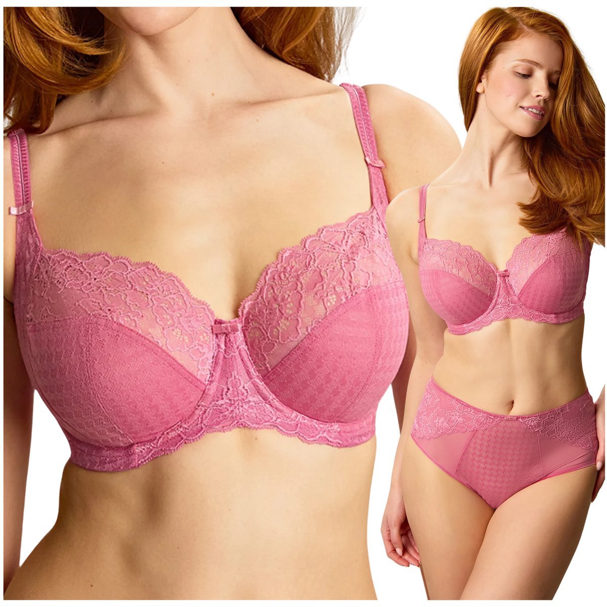 Biustonosz Panache ENVY 7285A FUCHSIA PINK 34GG/75J