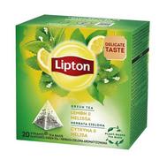 Herbata - Lipton Herbata zielona z cytryną i melissą 20 torebek - miniaturka - grafika 1