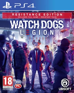 Watch Dogs Legion Edycja Resistance GRA PS4 - Gry PlayStation 4 - miniaturka - grafika 1