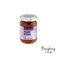 Pasztet i przetwory mięsne - Włoskie Pesto Rosso z Suszonymi Pomodorami "Pesto Rosso in Olio di Semi di Girasole" 130g Casa Rinaldi - miniaturka - grafika 1