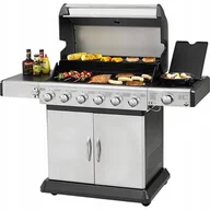 Grille gazowe - SOLIDNY GRILL GAZOWY EL FUEGO DELUXE 7P ŻELIWNY RUSZT 21KW + LED REDUKTOR ! - miniaturka - grafika 1