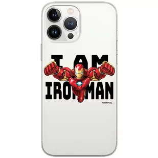 Etui Marvel dedykowane do Iphone 5/5S/SE, wzór: Iron Man 028 Etui częściowo przeźroczyste, oryginalne i oficjalnie licencjonowane - Etui i futerały do telefonów - miniaturka - grafika 1