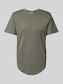 Koszulki męskie - T-shirt z detalem z logo model ‘MATT’ - miniaturka - grafika 1