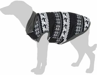 Zooplus Exclusive Sweterek dla psa z norweskim wzorem Dł grzbietu 40 cm - Ubranka dla psów - miniaturka - grafika 1
