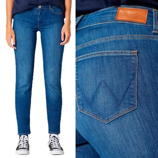 Wrangler Slim W28Llx023 W28 L32 - Spodnie damskie - miniaturka - grafika 1