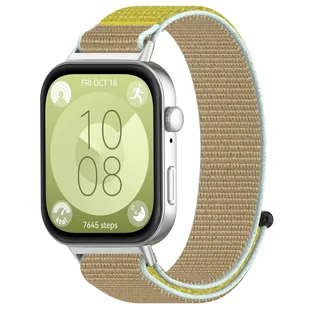 Opaska pasek nylonowy Vanfone do Huawei Watch Fit 3, słoneczny żółty - Akcesoria do smartwatchy - miniaturka - grafika 1