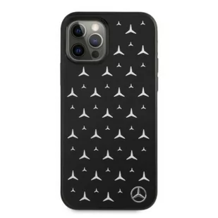 Mercedes MEHCP12MESPBK iPhone 12/12 Pro 6,1" czarny/black hardcase Silver Stars Pattern - Etui i futerały do telefonów - miniaturka - grafika 3