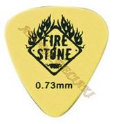 Kostki gitarowe - FIRE STONE Fire & Stone Plektrum/Pick Delrin Tex, 351 kształt, chropowata, 0,73 mm, żółty, 12 sztuk 523873 - miniaturka - grafika 1