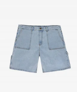 Męskie jasnoniebieskie krótkie spodenki jeansowe Prosto Baggy Zaxx L - Spodenki męskie - miniaturka - grafika 1