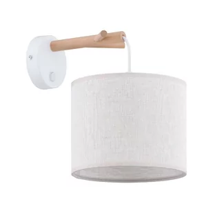 TK Lighting Albero 6555 kinkiet lampa ścienna 1x60W E27 beżowa/jasne drewno - Lampy ścienne - miniaturka - grafika 1