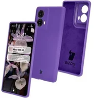 Etui i futerały do telefonów - Bizon Silikonowe etui Soft Case do Motorola Moto G85 5G, fioletowe - miniaturka - grafika 1