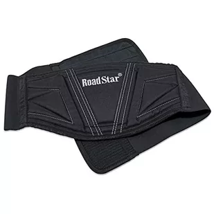 ROAD-STAR 203228 pas nerkowy ROAD-STAR-100% poliester, różne kobiety i mężczyźni | ocieplacz na nerki motocykl | rozmiar, czarny, S/M - Akcesoria motocyklowe - miniaturka - grafika 1